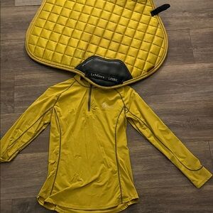 Yellow Long Sleeve Women's Top